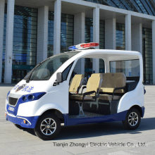 High Quality Mini 2 4 Persons Electric Closed Style Street Laminated Glass Police Patrol Car with Ce
